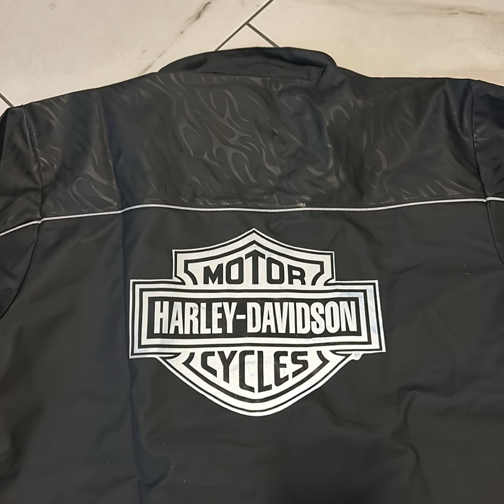 Harley Davidson, rain jacket. PVC - Picture 2 of 9